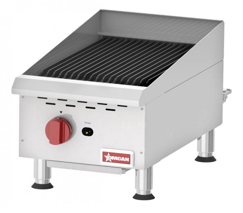 Countertop Radiant Gas Char-Broiler with 1 Burner 1 Countertop Radiant Gas Char-Broiler with 1 Burner